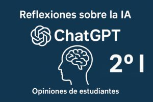 Portada del blog "ChatGPT en la escuela: lo que opinan los estudiantes" del grupo 2º I de la EPOO 193.